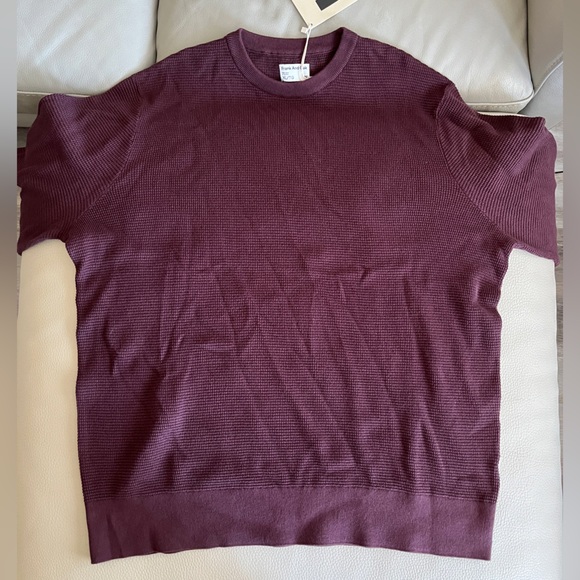 NWT - Frank & Oak Men’s Waffle Knit Organic Cotton Sweater - Size XL - Picture 5 of 11